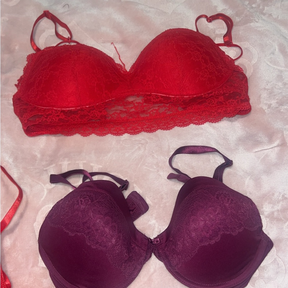 Red Lace Bralette